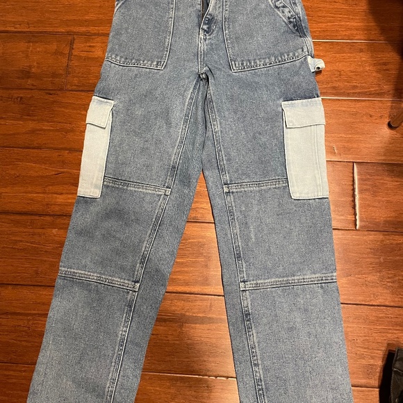 PacSun Denim - PacSun High Rise Carpenter Jean Size 25 Light and Regular Denim